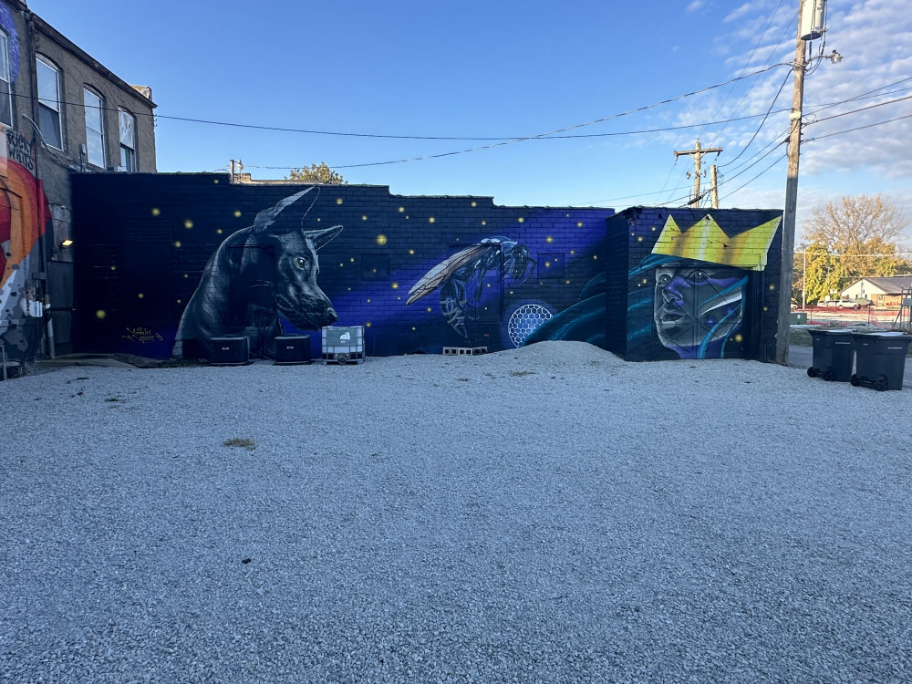 mural in Rensselaer by artist unknown.