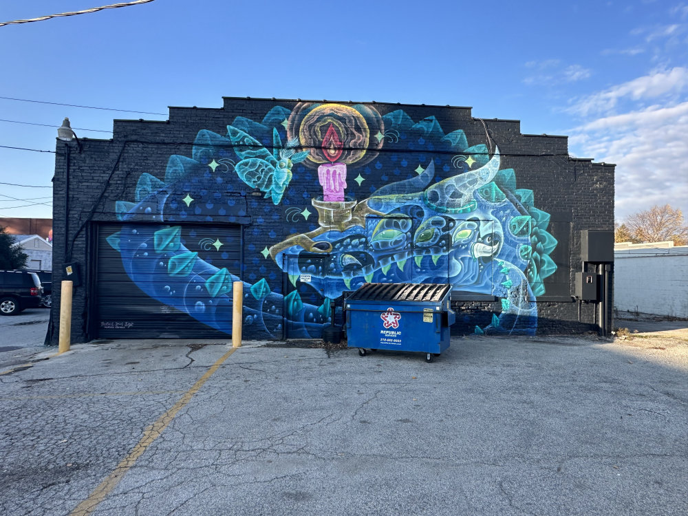 mural in Rensselaer by artist unknown.