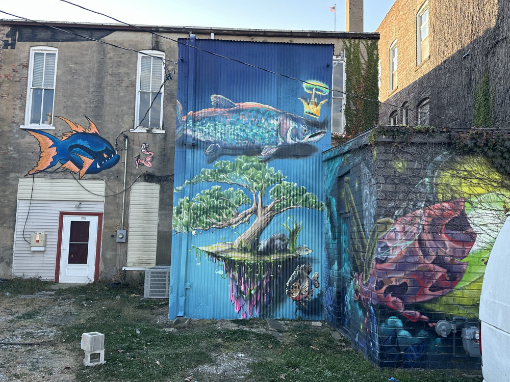 mural in Rensselaer by artist unknown.