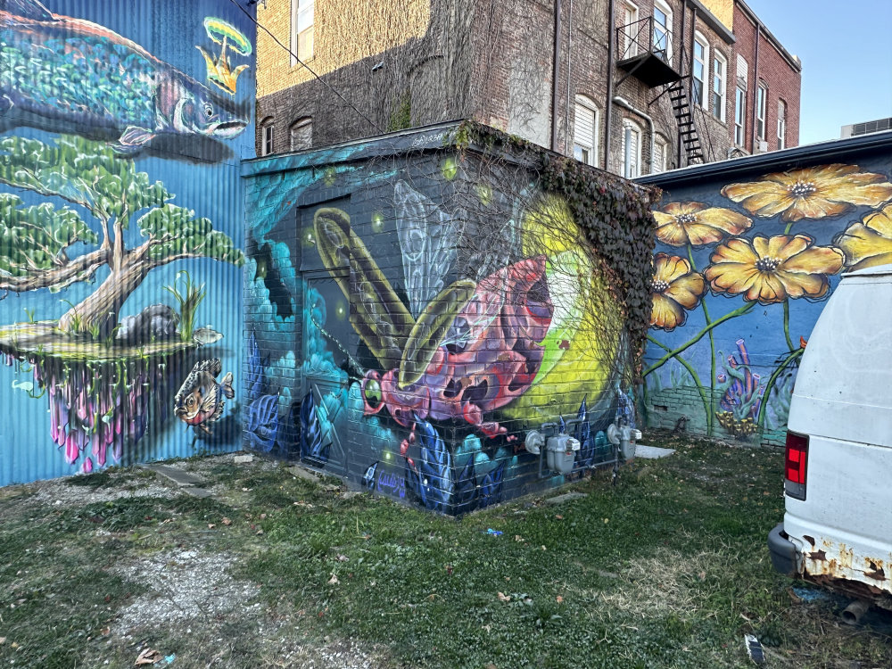 mural in Rensselaer by artist unknown.