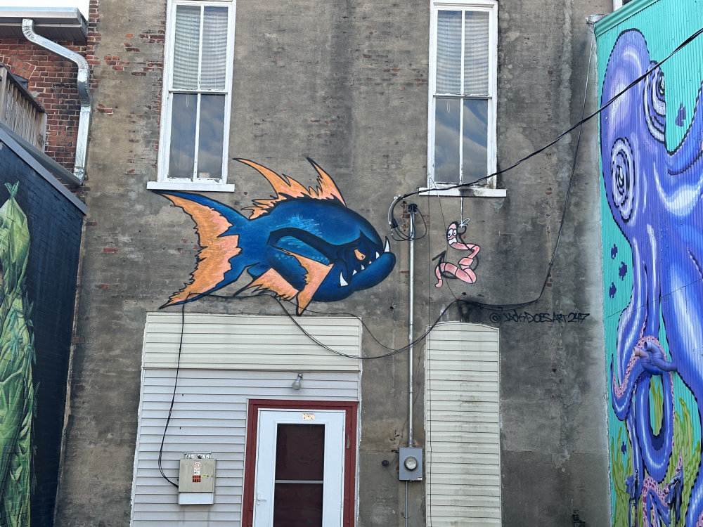 mural in Rensselaer by artist unknown.