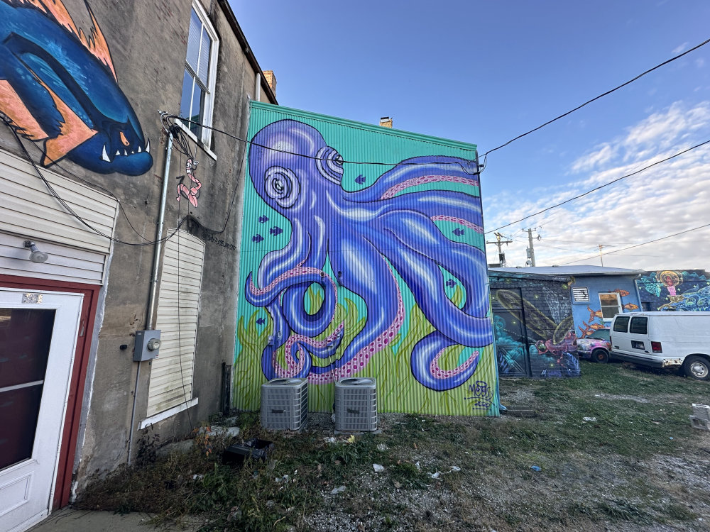 mural in Rensselaer by artist unknown.