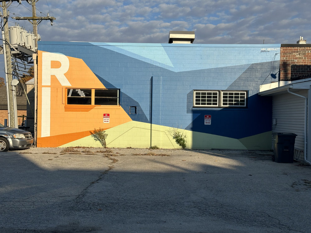 mural in Rensselaer by artist unknown.