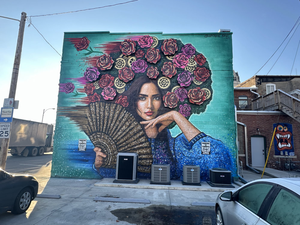 mural in Rensselaer by artist unknown.