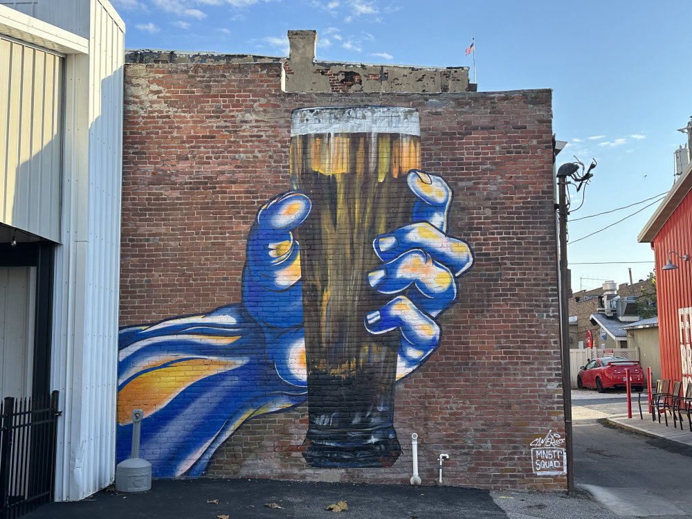 mural in Rensselaer by artist unknown.