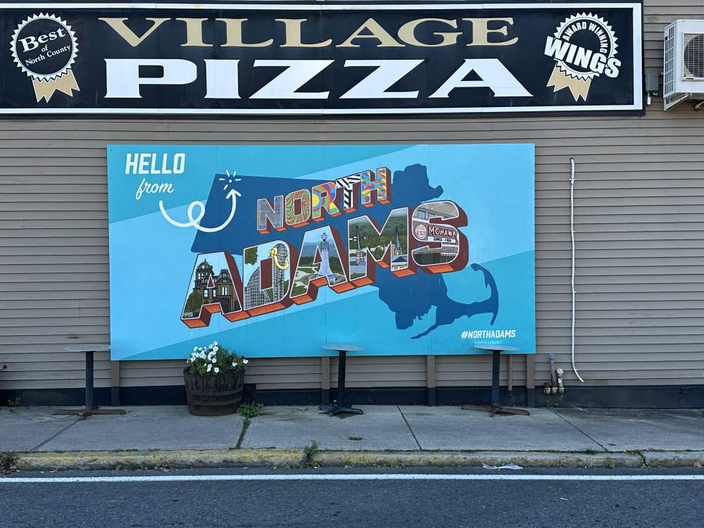 mural in North Adams by artist unknown.