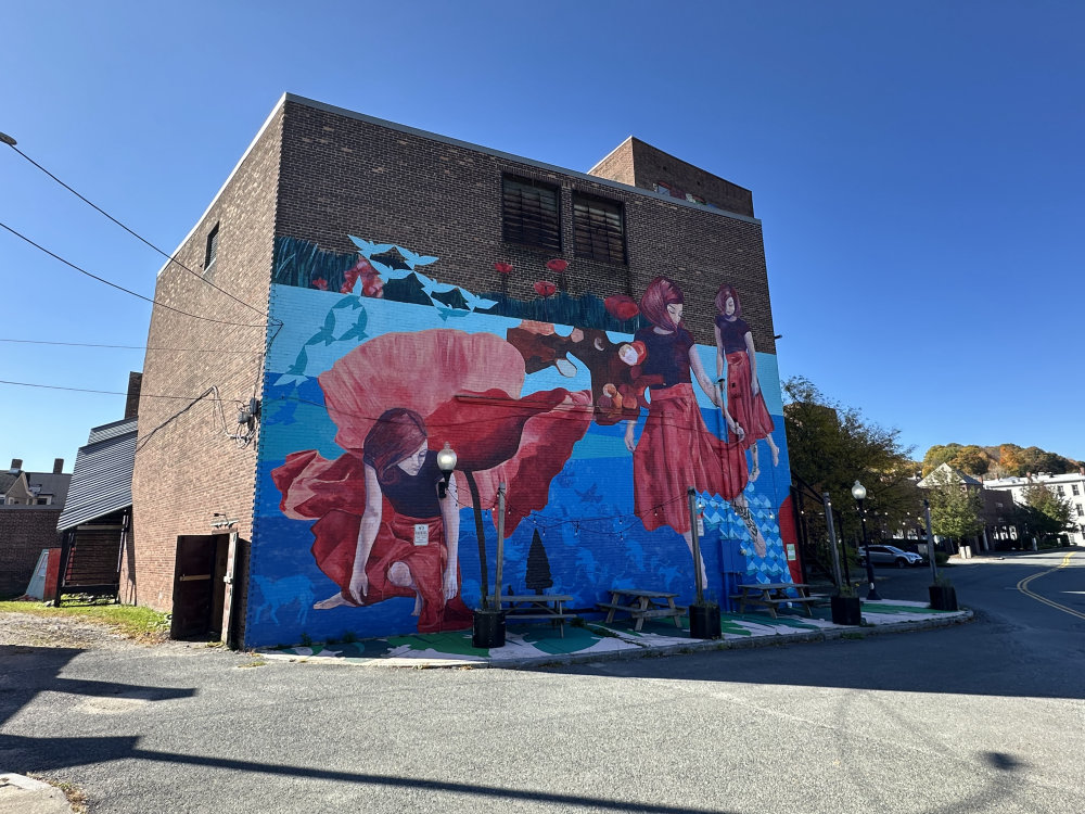 mural in North Adams by artist unknown.