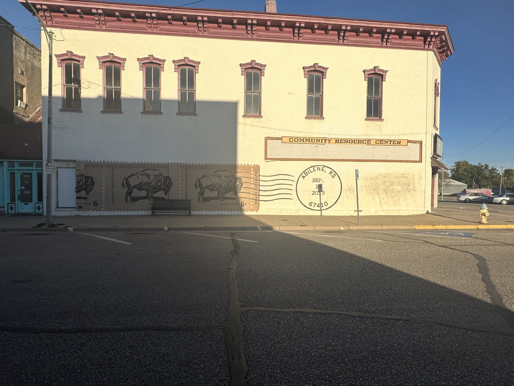 mural in Abilene by artist unknown.