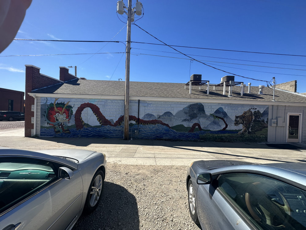 mural in Hays by artist unknown.