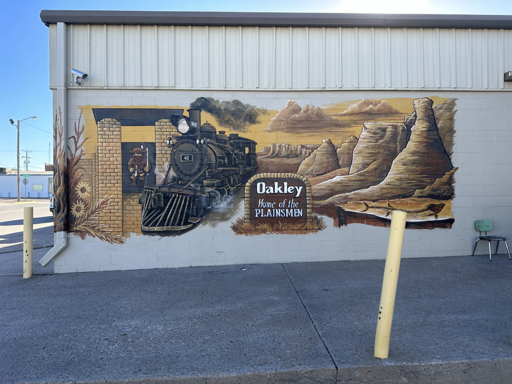 mural in Oakley by artist unknown.