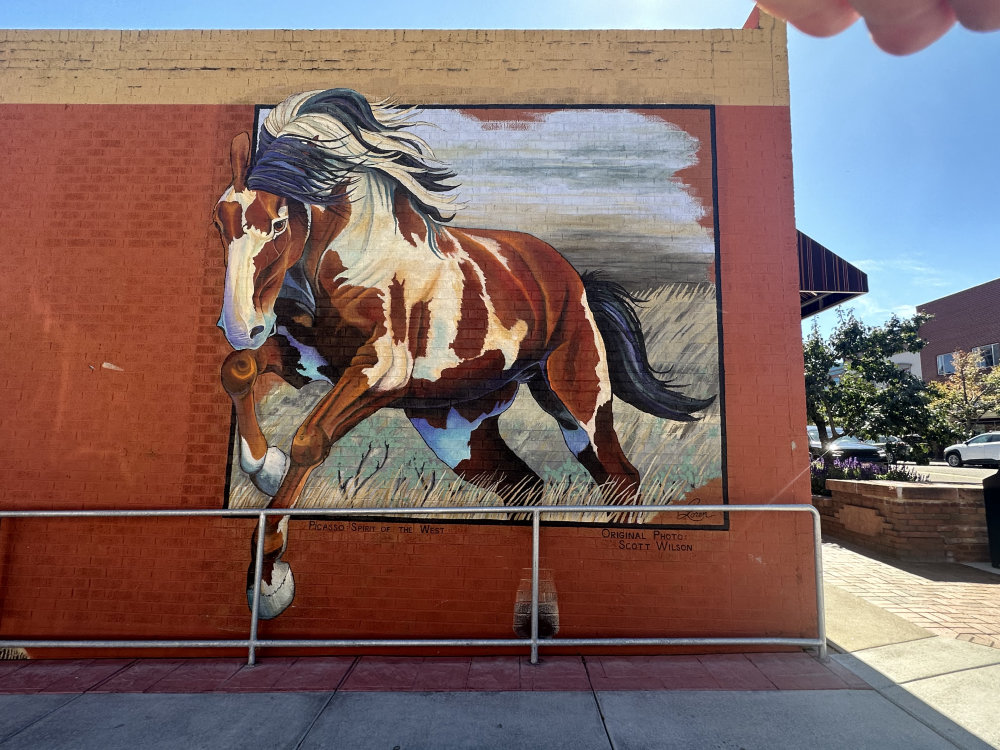 mural in Golden by artist unknown.