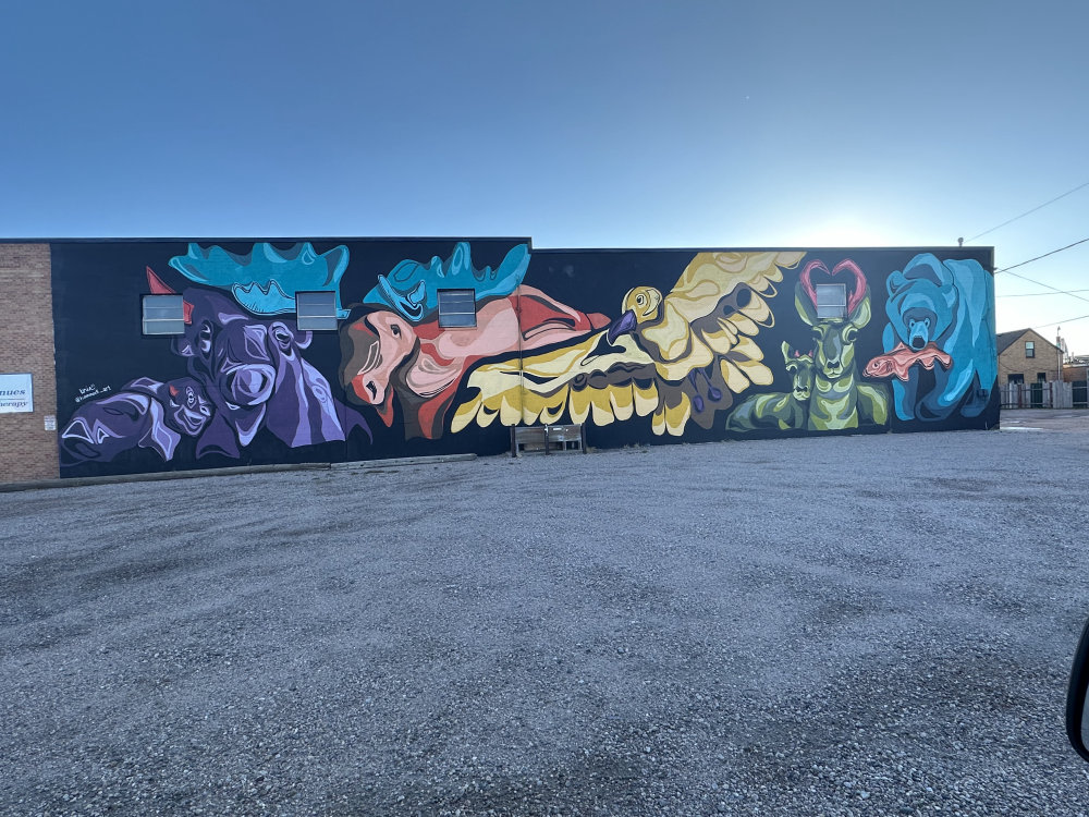 mural in Cheyenne by artist unknown.