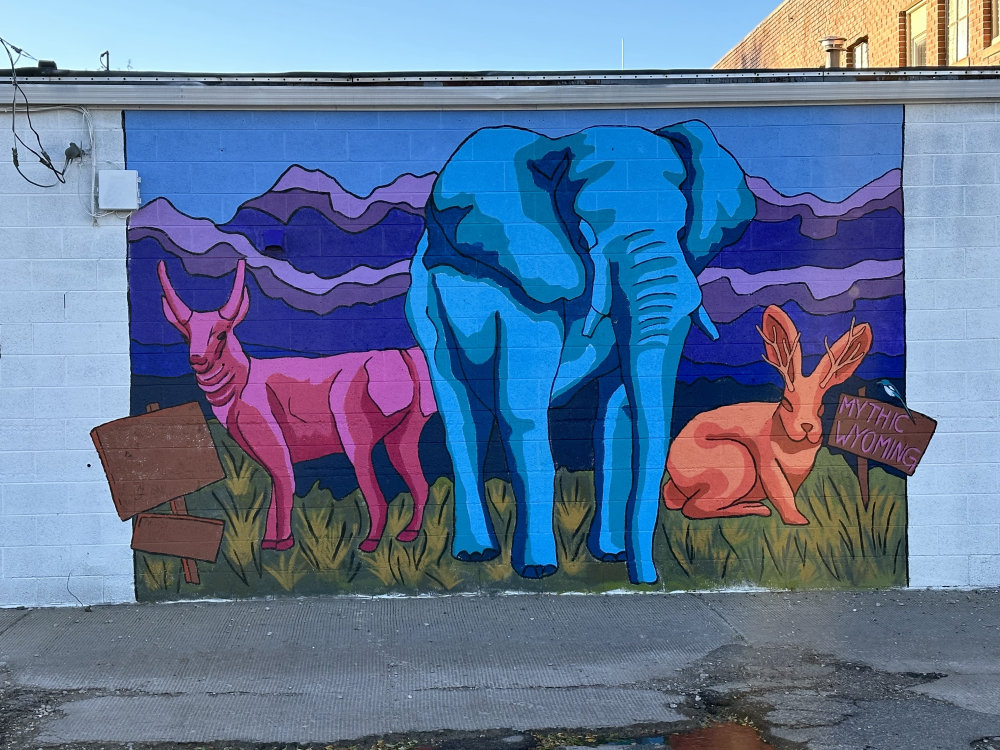 mural in Cheyenne by artist unknown.