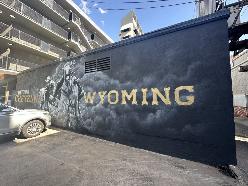 mural in Cheyenne by artist unknown.