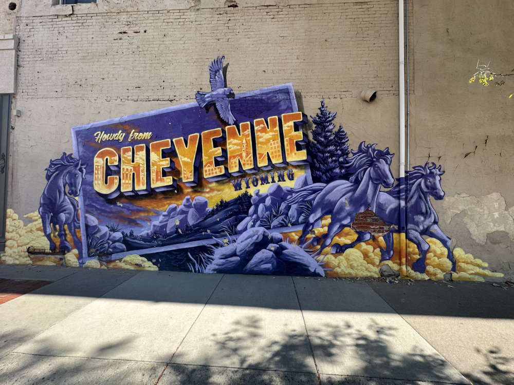 mural in Cheyenne by artist unknown.