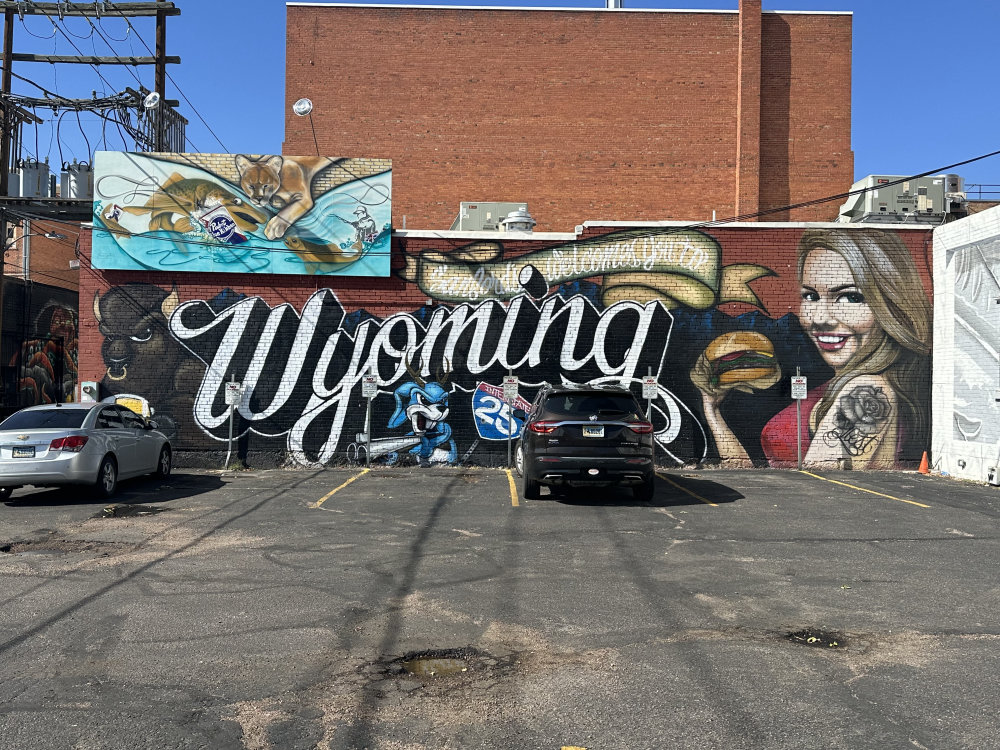 mural in Cheyenne by artist unknown.