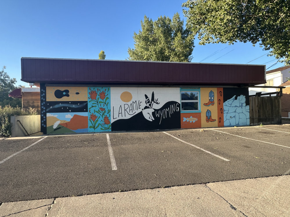 mural in Laramie by artist unknown.