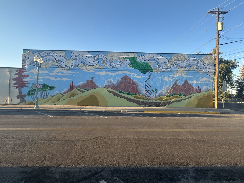 mural in Laramie by artist unknown.