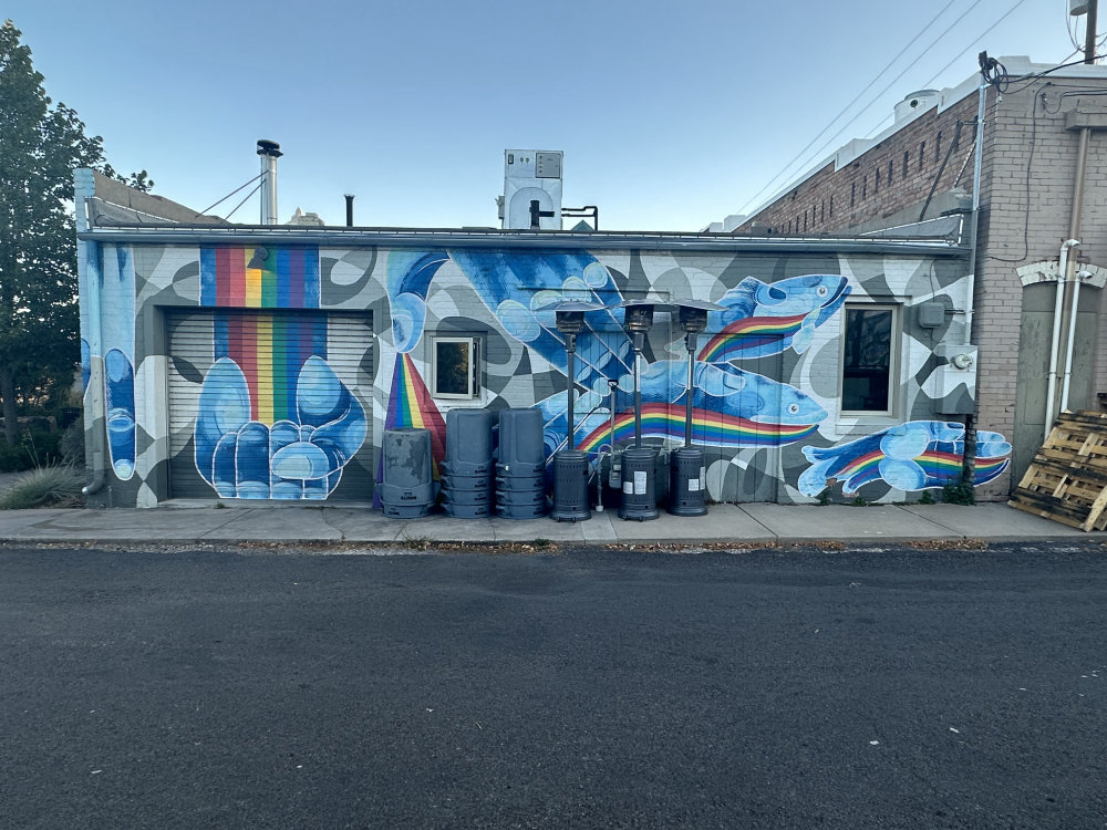 mural in Laramie by artist unknown.