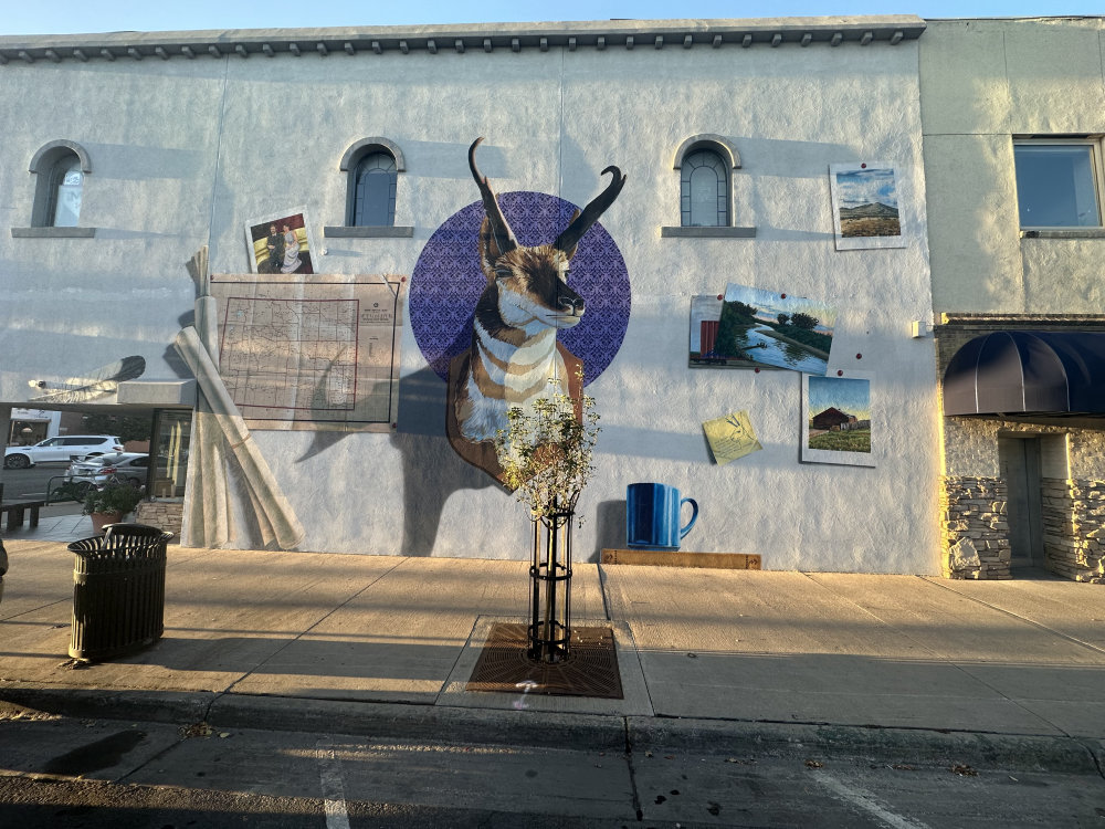 mural in Laramie by artist unknown.