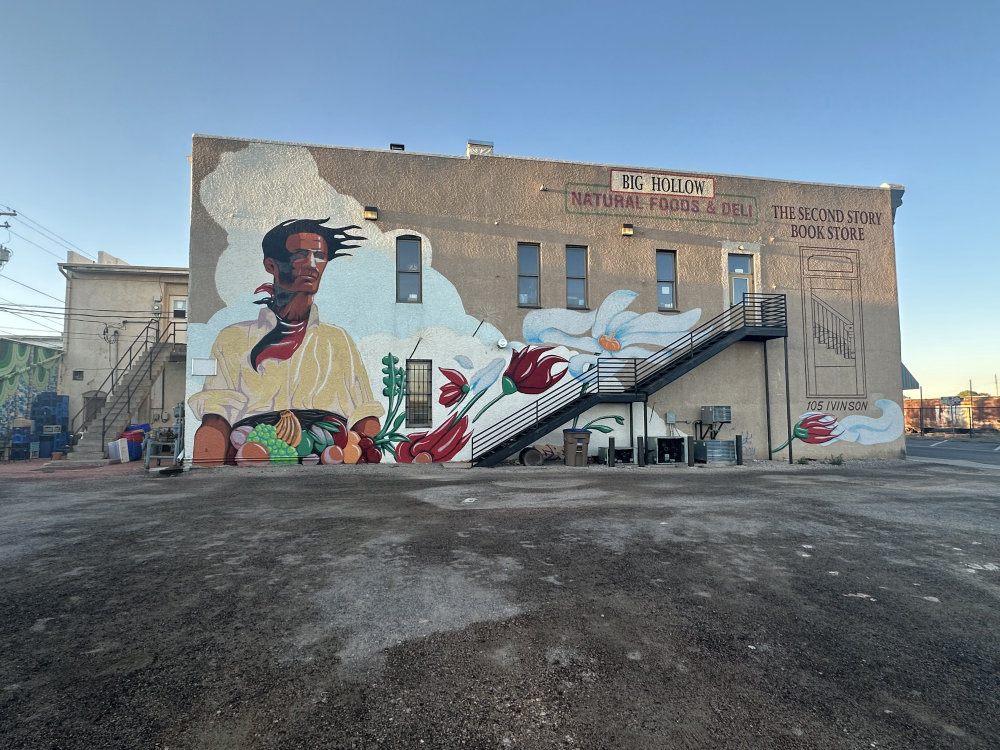 mural in Laramie by artist unknown.