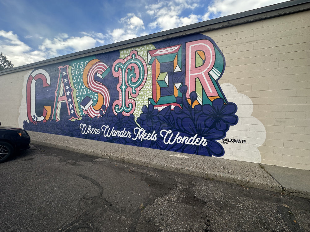 mural in Casper by artist unknown.