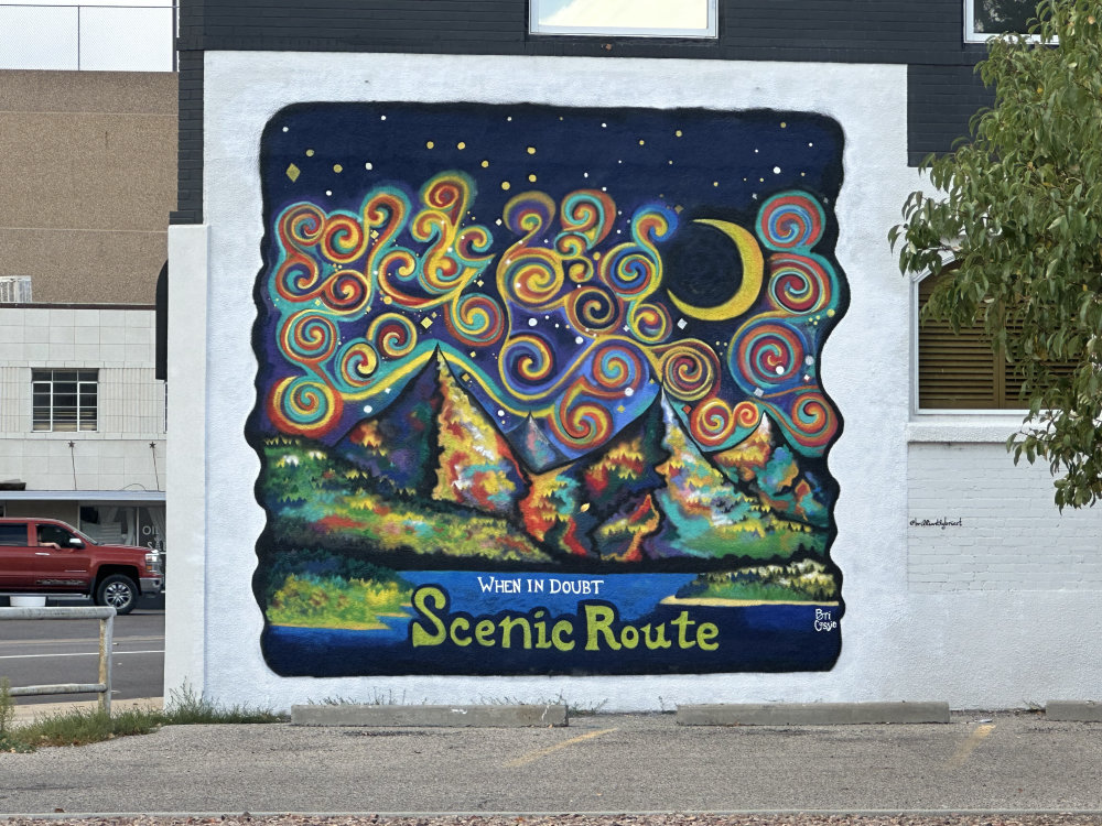 mural in Casper by artist unknown.