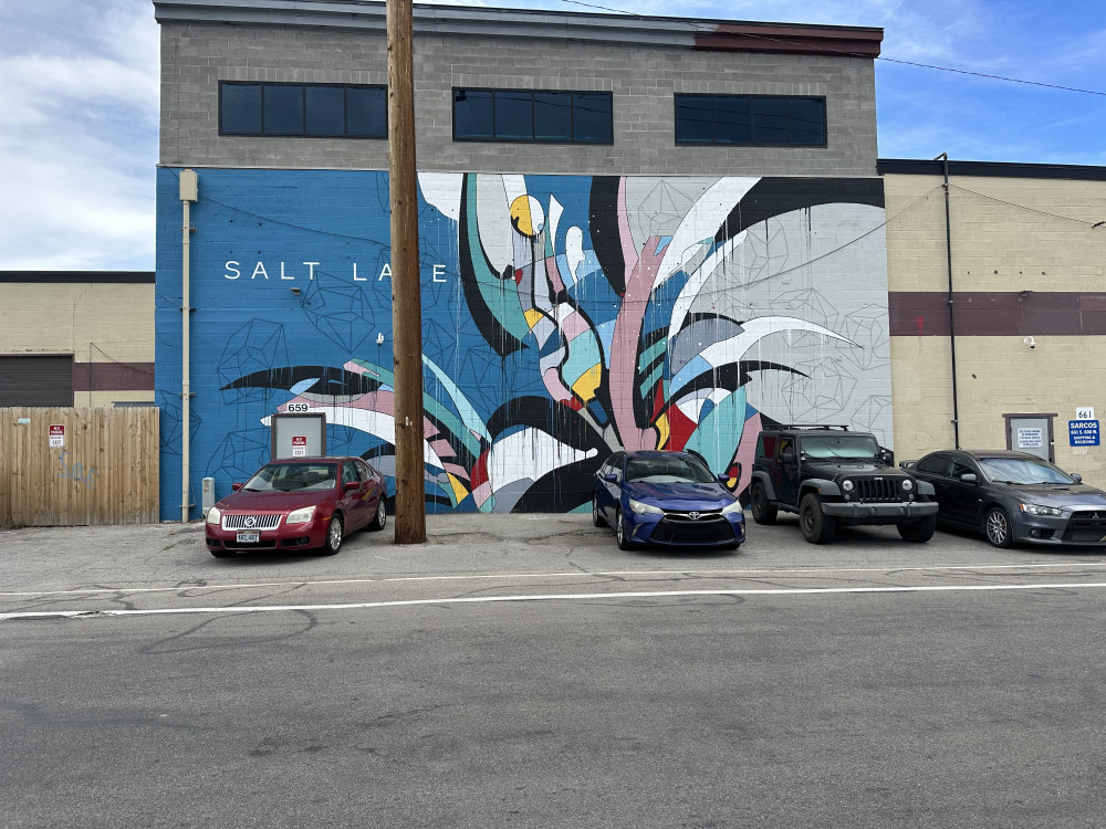 mural in Salt Lake City by artist unknown.