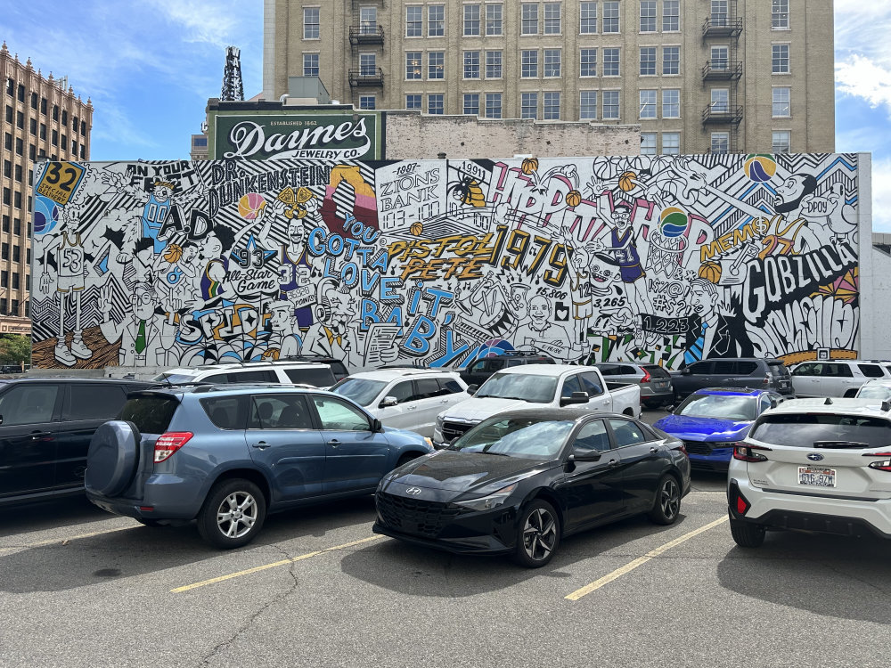 mural in Salt Lake City by artist unknown.