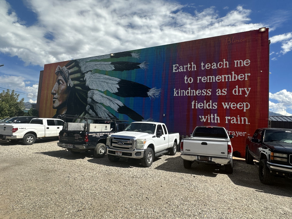 mural in South Salt Lake by artist unknown.