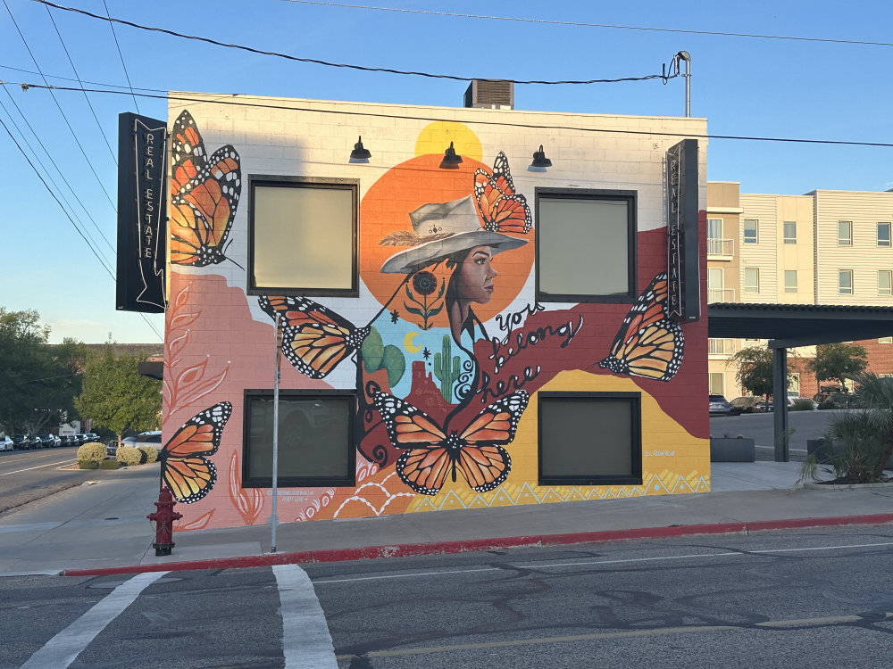 mural in St. George by artist unknown.