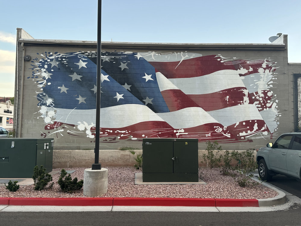 mural in St. George by artist unknown.