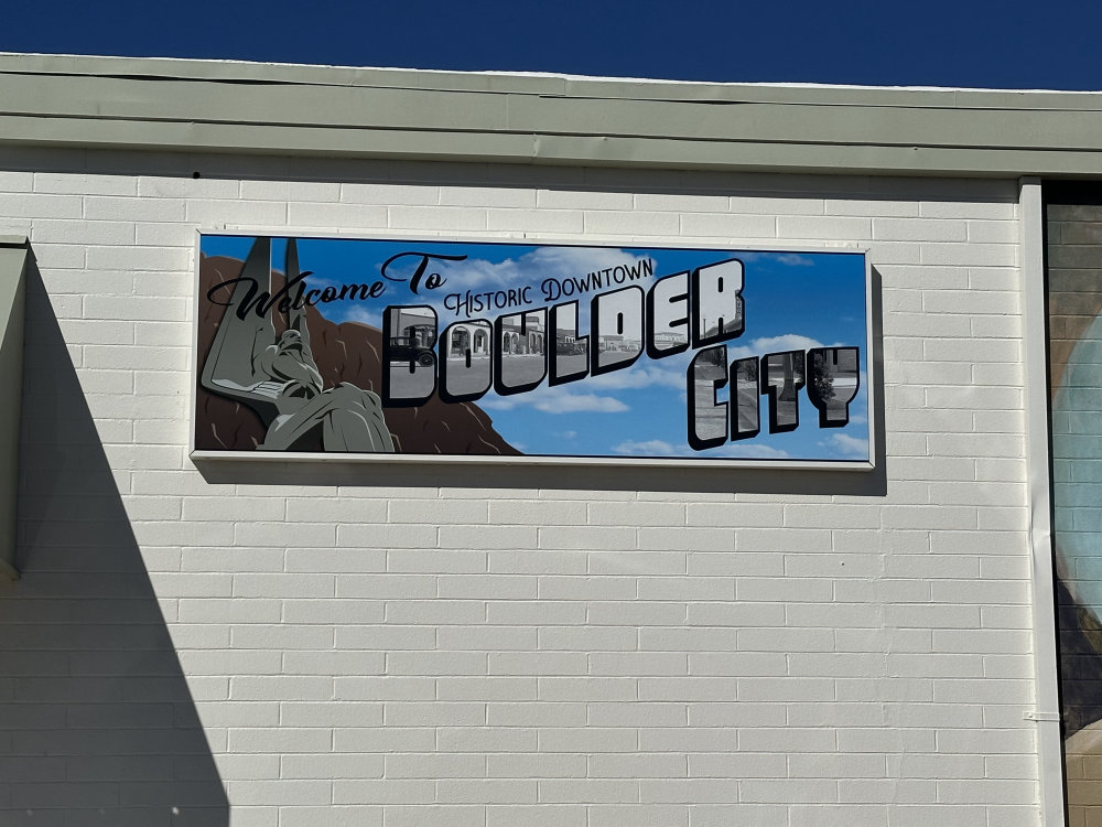 mural in Boulder City by artist unknown.