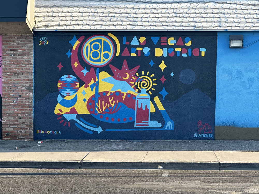 mural in Las Vegas by artist unknown.