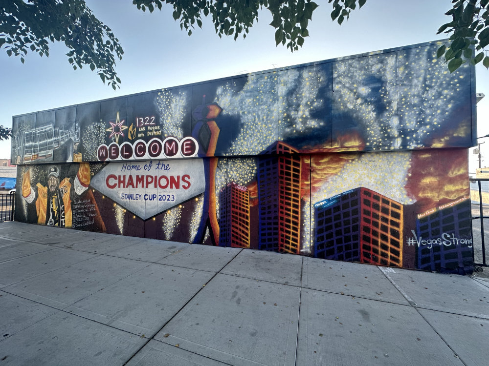 mural in Las Vegas by artist unknown.