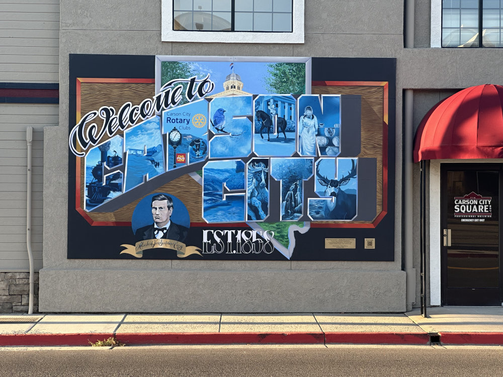 mural in Carson City by artist unknown.