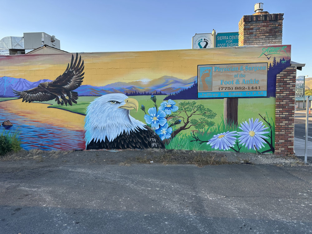 mural in Carson City by artist unknown.