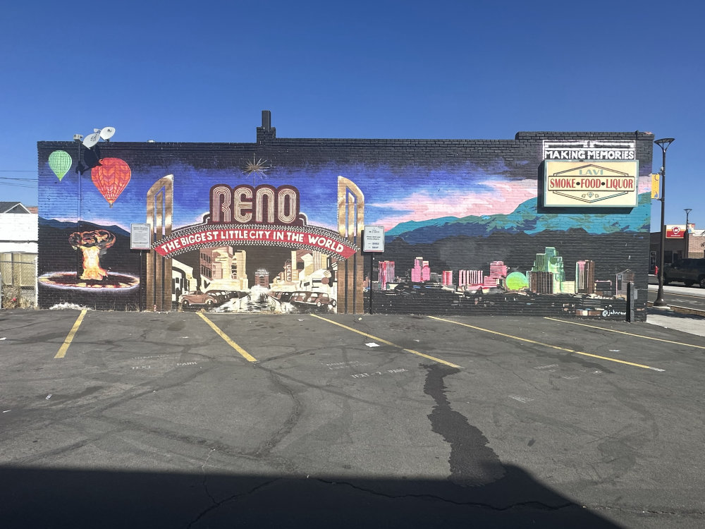 mural in Reno by artist unknown.