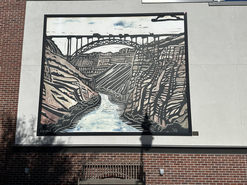 mural in Twin Falls by artist unknown.