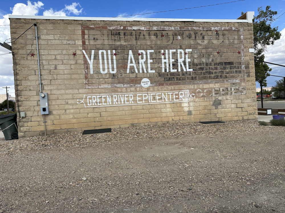 mural in Green River by artist unknown.