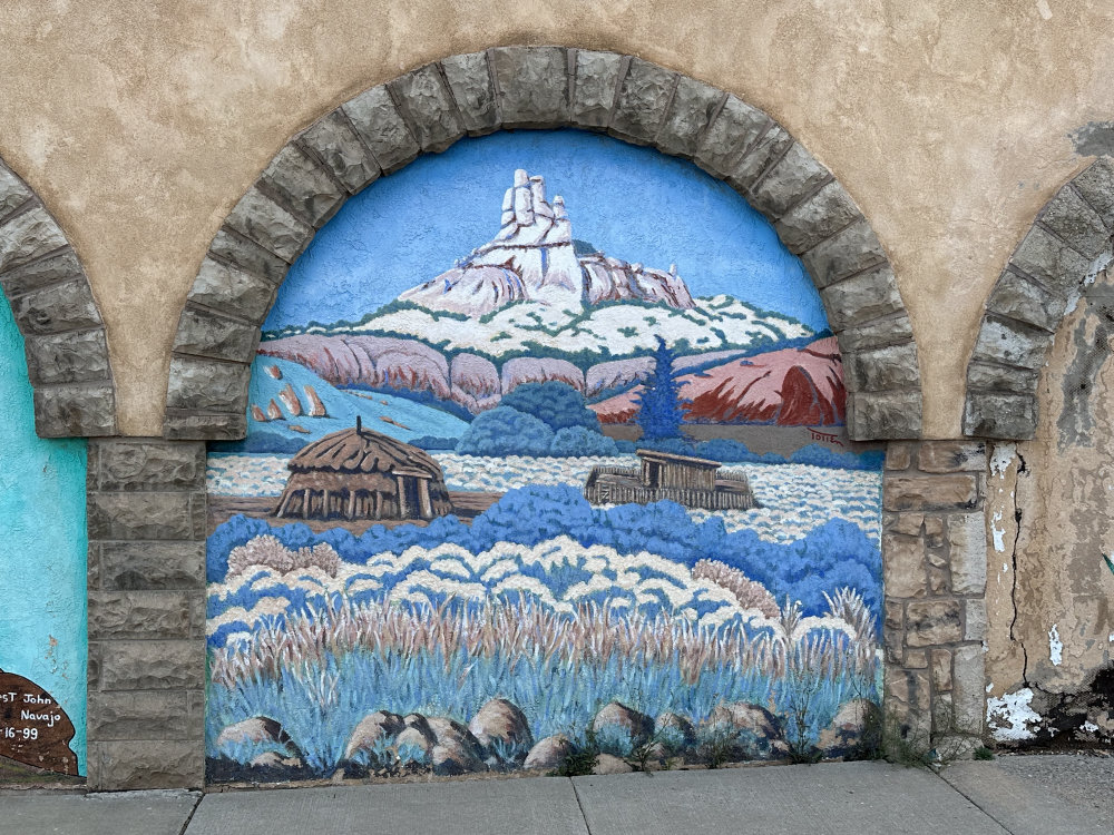 mural in Gallup by artist unknown.