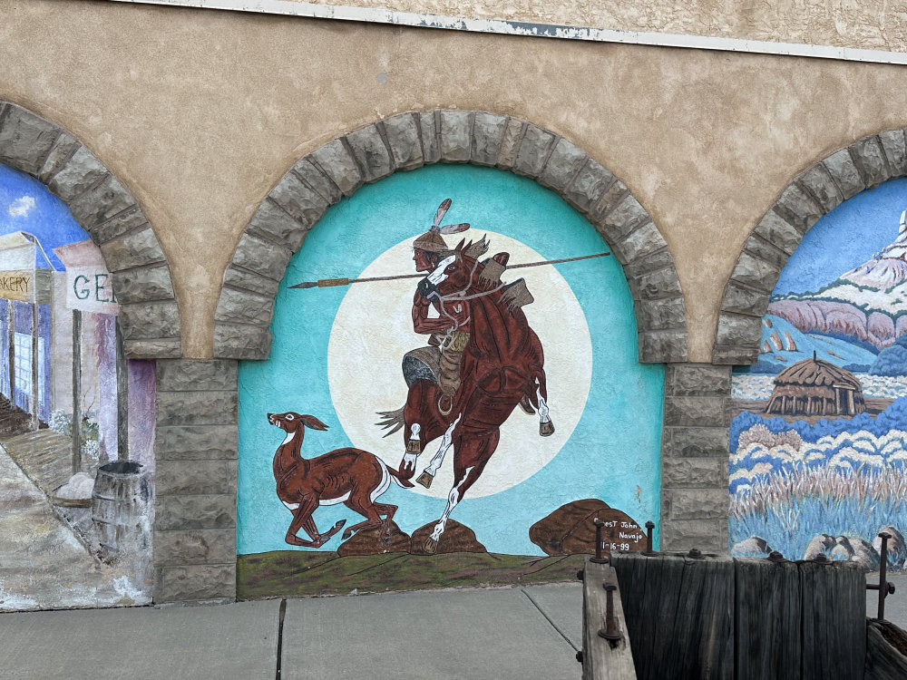 mural in Gallup by artist unknown.