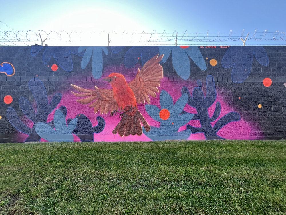 mural in Detroit by artist Ed Irmen.