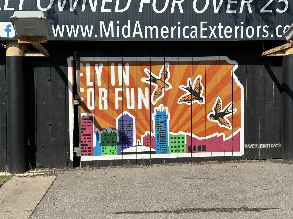 mural in Wichita by artist unknown.