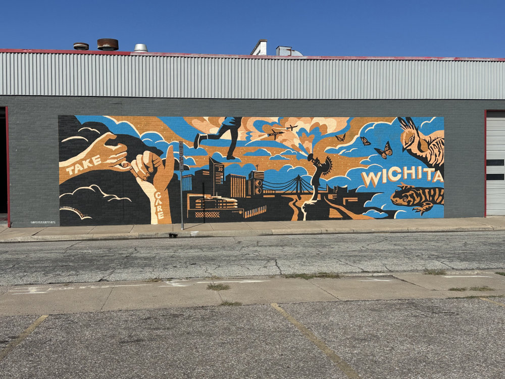 mural in Wichita by artist unknown.