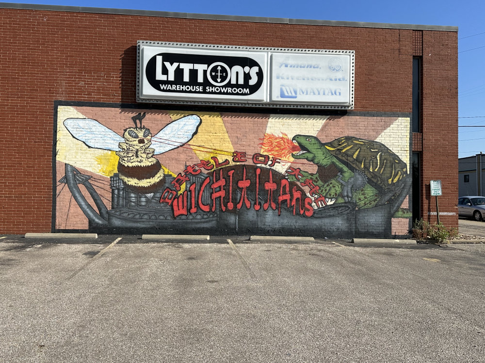 mural in Wichita by artist unknown.