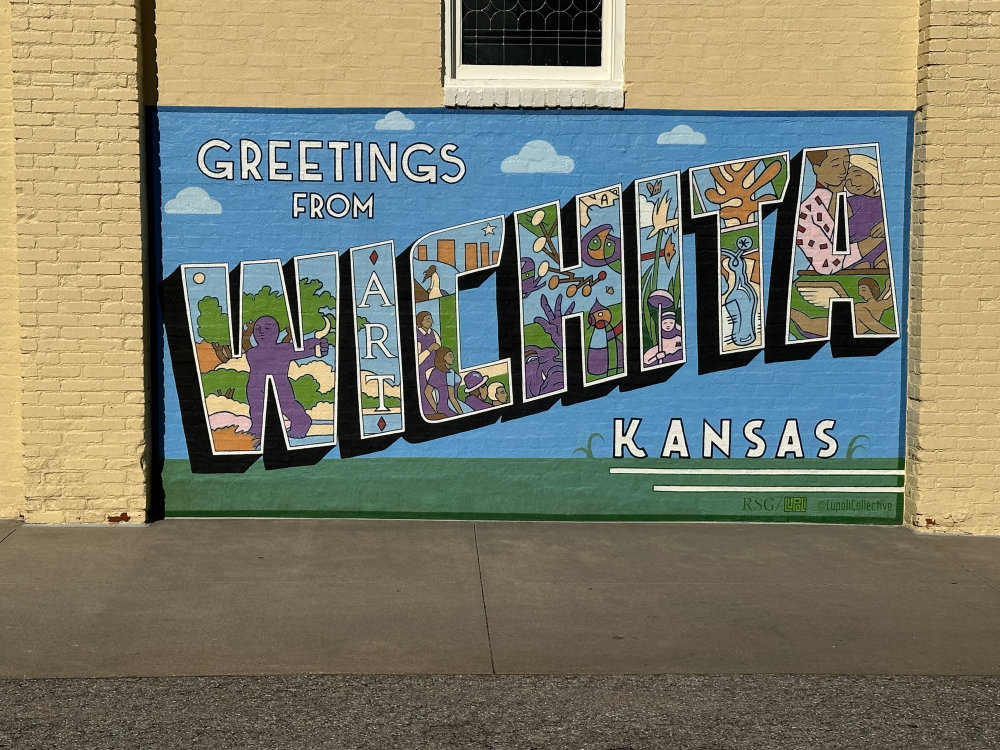 mural in Wichita by artist unknown.