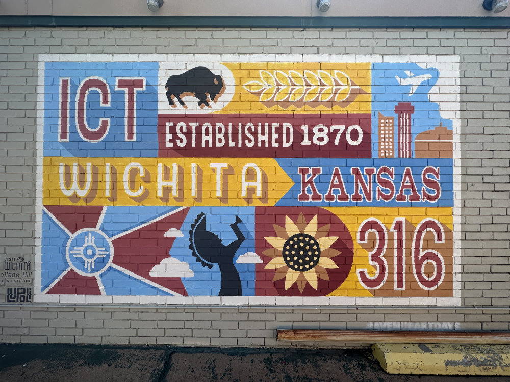 mural in Wichita by artist unknown.