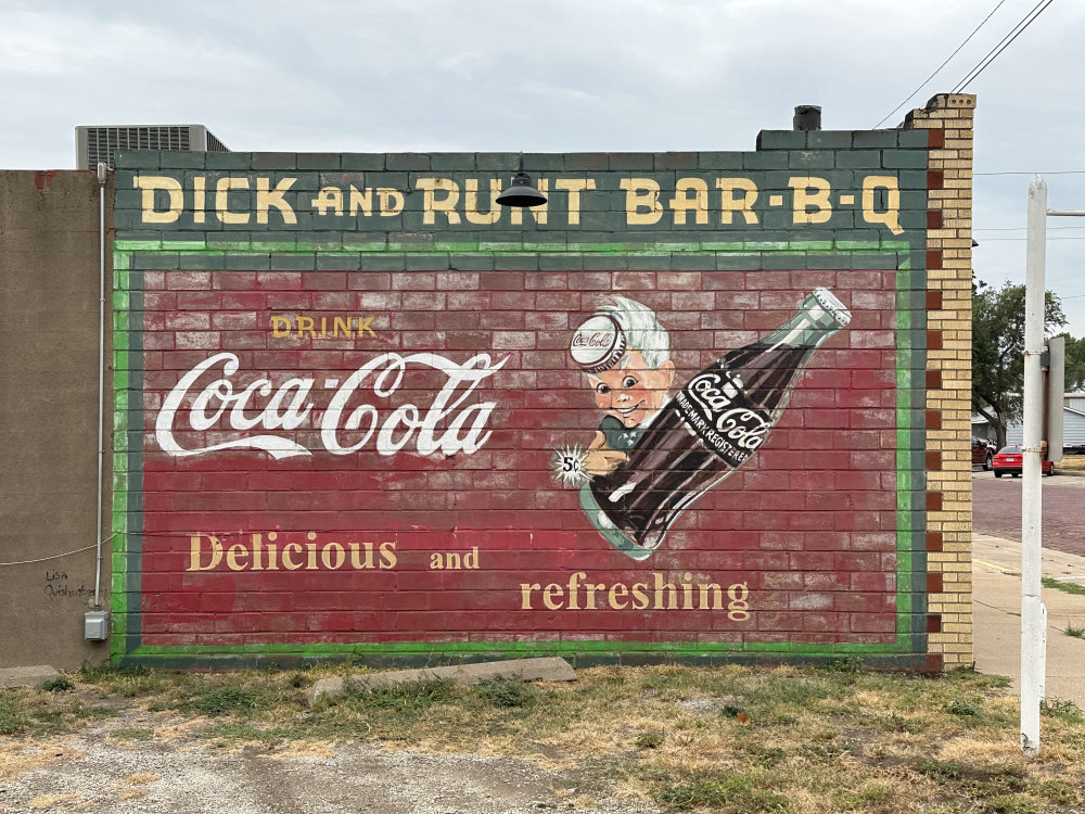 mural in Ponca City by artist unknown.