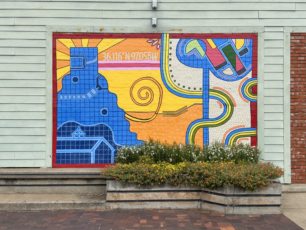 mural in Stillwater by artist unknown.